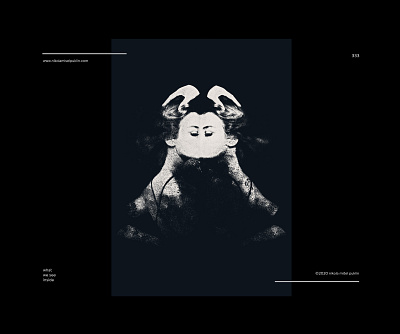 no. 333 afflicted composition contrast design digital minimal photoshop poster poster a day posterdesign postereveryday texture