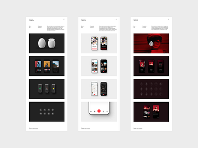 Portfolio 2020 / 03 app brand cargo case study design designer gallery minimal portfolio simple typography ui ux website white