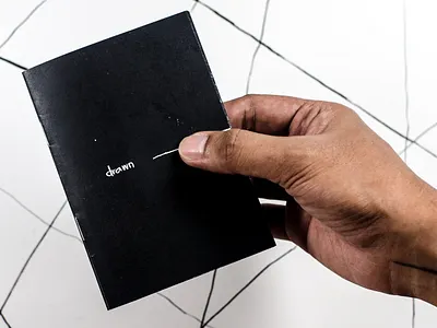 drawn — Cover illustration layout design print design typogaphy zine