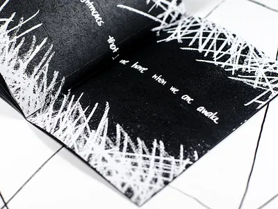 drawn — Close-up illustration layout design print design typogaphy zine