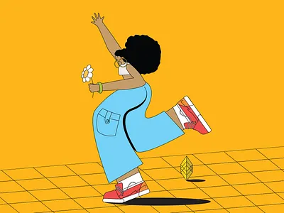 I want to give you flowers illustration