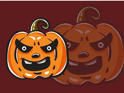 Pumpkin Monster Character 3 04 art artwork cartoon character characterdesign cute design designs fortune funny ghost halloween illustration kawaii magic monster mystic occult pumpkin vector