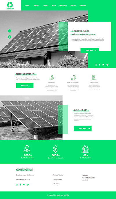 Photovoltaics UX/UI design branding design ui ui design ux ux challenge ux desgin ux design website website design