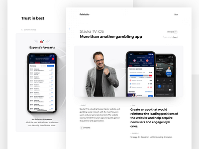 Case study: Stavka TV iOS app bets betting bettingapp bookmakers case study gambling ios ios app stavka stavkaios stavkatv