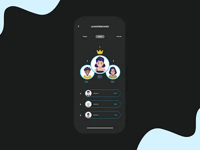 Daily UI Challenge: Leaderboard (Day 19) daily 100 challenge dailyui dailyuichallenge design type ui ui ux uidesign ux web