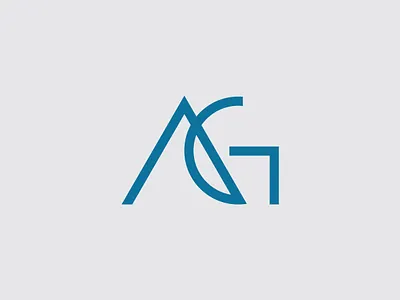 AG Monogram a ag bold brand branding design flat g illustration illustrator indonesia logo minimalist monogram monogram design monogram logo simple vector