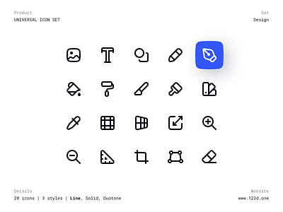 Universal Icon Set | Design clean dark design duotone duotone icons figma glyph icon icon design icon pack icon set image interface minimalism solid ui ui icons ux vector vector icons