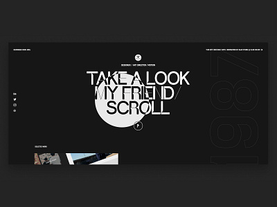 Folio Jesse Noah Zoutewelle artdirection design digital motion portfolio typography ui uiux webflow