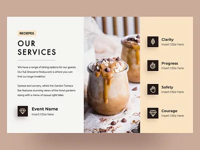 Savory Food PowerPoint Presentation Template business catering clean cooking creative design dessert food food and drink foodie powerpoint powerpoint template presentation presentation design restaurant slides template design