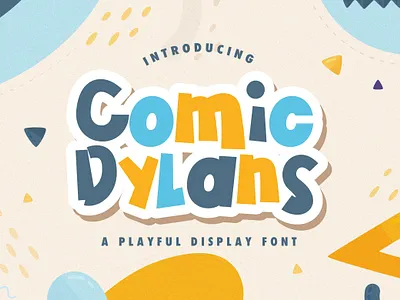Comic Dylans - Playful Display Font beautiful calligraphy children cute decorative fun handlettering handwritten kids kindergarten multilingual playful preschool quirky