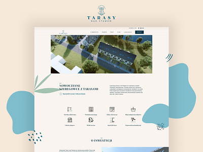 Tarasy Nad Stawem design landing page poland real estate real estate branding real estate developer real estate landing page real estate project real estate website web webdesign website