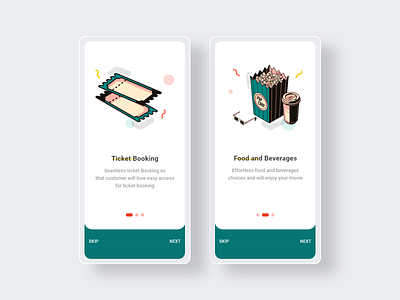 PVR On Board app app ui booking app cinema clean design illustration ios light theme pvr splash ui design uiux user experience userinterface