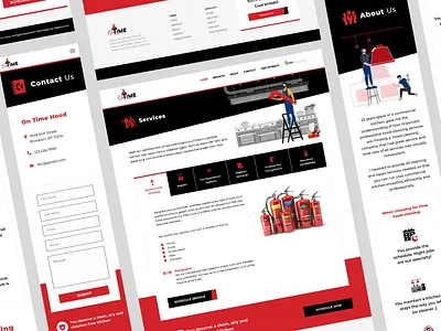 the Kitchen Restoration Company landing page in Figma art balvant fire homepage hood icon indpirefox kitchen kitchen logo landing page ui landingpage mechanics recycling repair surat time uiux vector webpage website