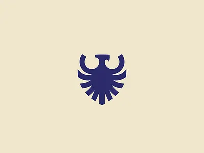 Eagle animal badge branding coat of arms elegant geometry heraldry icon line logo luxury mark minimalist modern shield symbol wings