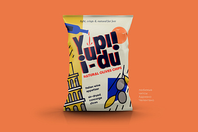 Natural olives chips chips packaging