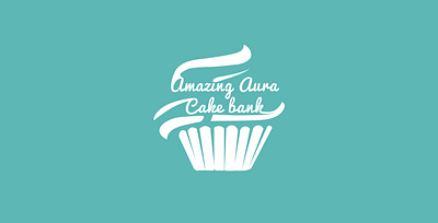 Amazing Aura Cake Bank Logo design. branding cover creative icon illustrations inspiration logo logos photoshop posters