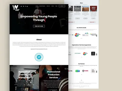 YouthWorx - Link In The Description design graphic design ui ux web web design website website design