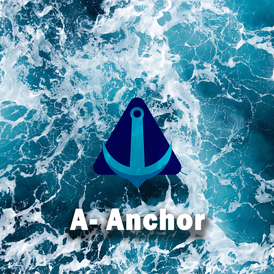 anchor logo art branding design graphic design icon illustration illustrator logo logotype mark vector