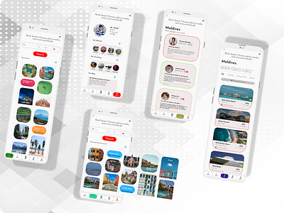 HomeAway - Hotel Booking Mobile App Design adobe xd app branding clean design figma flat graphic design icon minimal mobile typography ui ux