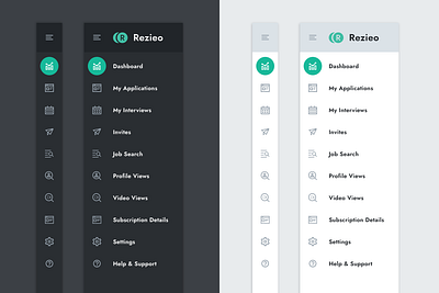Web App Navigation agency app branding components dark mode design sidebar sidebar navigation ui uiux