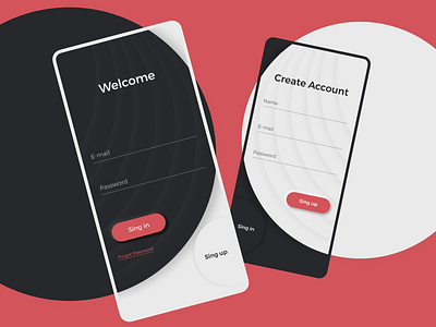 Sing Up 001 dailyui dailyuichallenge figma figmadesign neomorphism singin singup ui ux uxui
