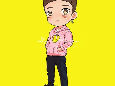 Ybrap caricature cartoon chibi art cute illustration