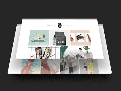 New Portfolio/Website! art direction branding branding design design freelance designer freelance illustrator illustration minimalist portfolio portfolio site uidesign webdesign