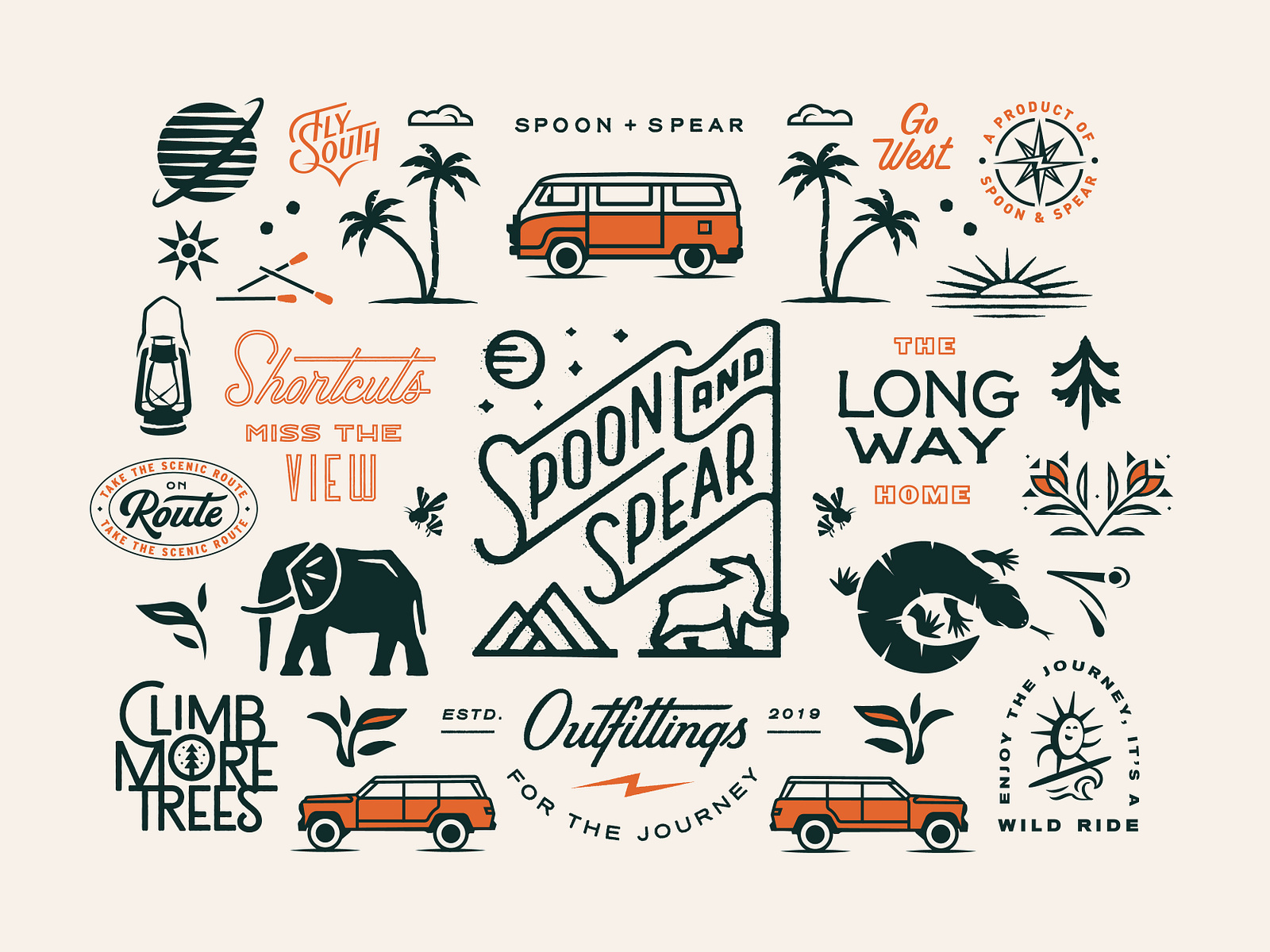 One Year Collection by Spoon & Spear on Dribbble