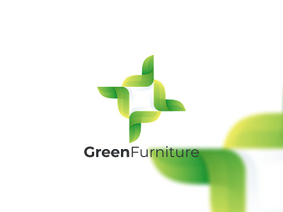 Green Furniture app branding design icon illustration logo typography ui ux vector