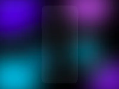 Animation of banking app in blurry dark theme 🟣 2020 trend aftereffects animation app bank banking blur blurry clean colorful ui wallet