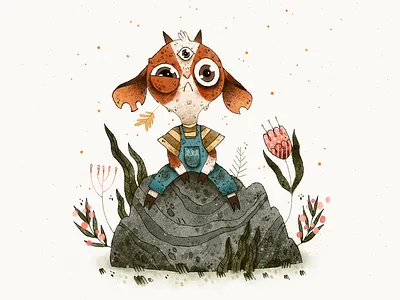 #Drawthisinyourstyle | Manu Montoya art character character design children illustration drawing drawthisinyourstyle dtiys goat handmade illustration manu montoya