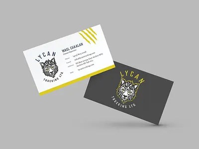 Business Card Design branding branding design business card design lycan print design wolf