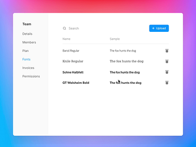 Team fonts for Framer animation app design fonts framer prototype prototyping tool