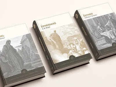 Evangelical Exegetical Commentary Redesign bible book book cover christian books dsgnhavn eec faithlife lexham press series design