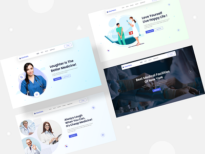 Doctor / Medical / Hospital Web UI adobe xd design doctor figma hospital medical new design template trending ui design trend ui trend ux design trend ux trend visual design website webui