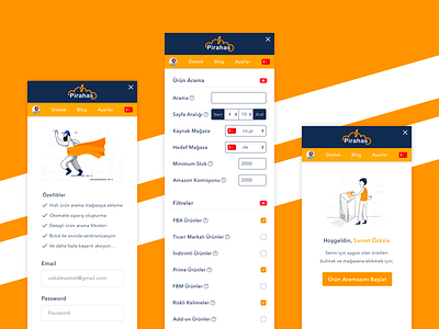 Extension Design for Pirahas amazon amazon fba amazon fba seller branding design ecommerce extension extensions ui ui design ux ux design uxdesign web website