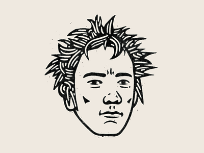 Johnny Rotten grit illustration johnny rotten portrait punk sex pistols