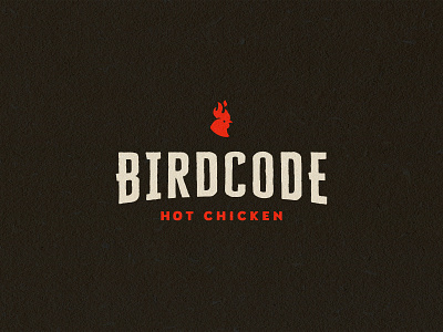 Birdcode Logo brand design brand identity branding food brand hot chicken logo logo design