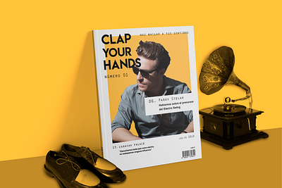 CLAP YOUR HANDS Magazine branding design editorial design magazine design