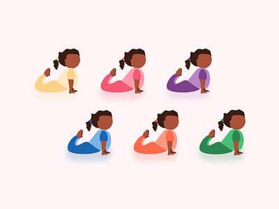 Yogi Girl Costumes attire character child colors combinations girl illustration kid mascot outfit yoga for kids yoga pose yogi