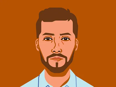 André Portrait illustration portrait