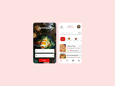 Food delivery restaurant app app design design figma figmadesign flat food food and drink food delivery food delivery app mobile app mobile app design mobile ui restaurant restaurant app ui ux