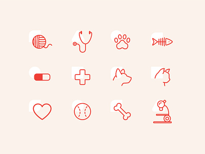 Veterinary Icons animals cat dog iconography medical medical care medicine pet care pets veterinarian veterinary