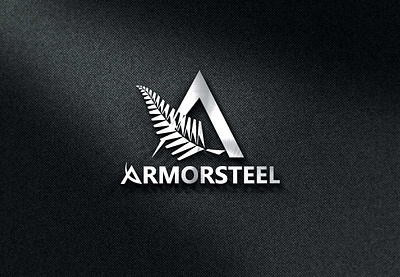 Armour Steel Logo app company icon illustration illustrator logo typography