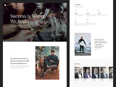 TIGER 21 — Brand Website black clean creative design flat layout minimal ui ux web webdesign website white