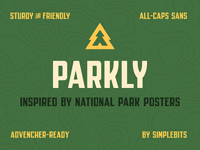 Parkly Font font simplebits typedesign