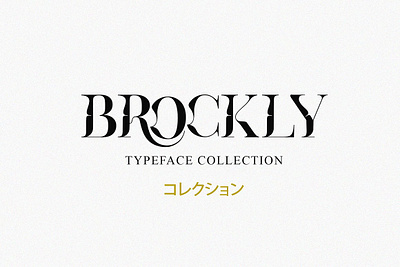 Brockly Display branding calligraphy calligraphy fonts design display display font display type display typography elegant fonts font font design fonts fonts collection lettering logo sans serif serif font serif fonts typeface typography