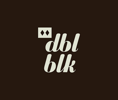 Cold Brew Coffee Branding - DBL BLK art direction brand identity branding cocktail cocktails coffee denver design logo logotype type typedesign vector