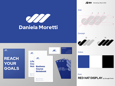 Logo Design - Daniela Moretti (IED Workshop) adobe illustrator behance project brand branding branding concept clean clean design clean logo concept design dribbble best shot graphic graphicdesign graphics logo vector vectors