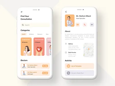 Consulting App app appointment consulting design doctor icon minimal ui ux